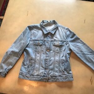 J Crew denim jacket size large